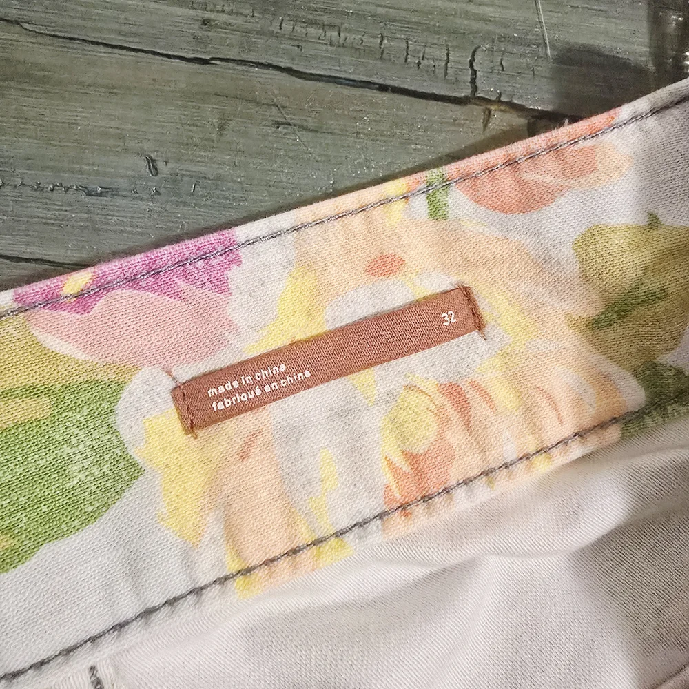 Anthropologie Floral High-Rise‎ Shorts - Picture 8 of 9
